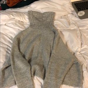Turtle neck, cropped sweater